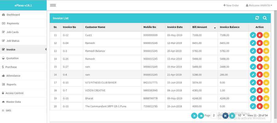 Whatsapp, Email, SMS Features